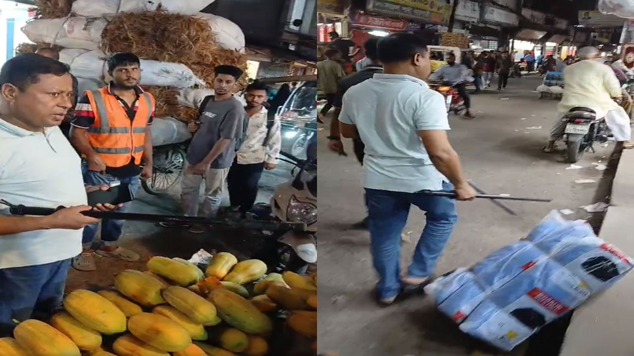 যানজট নিরসনে বগুড়া সদর থানার ওসি’র বিশেষ অভিযান